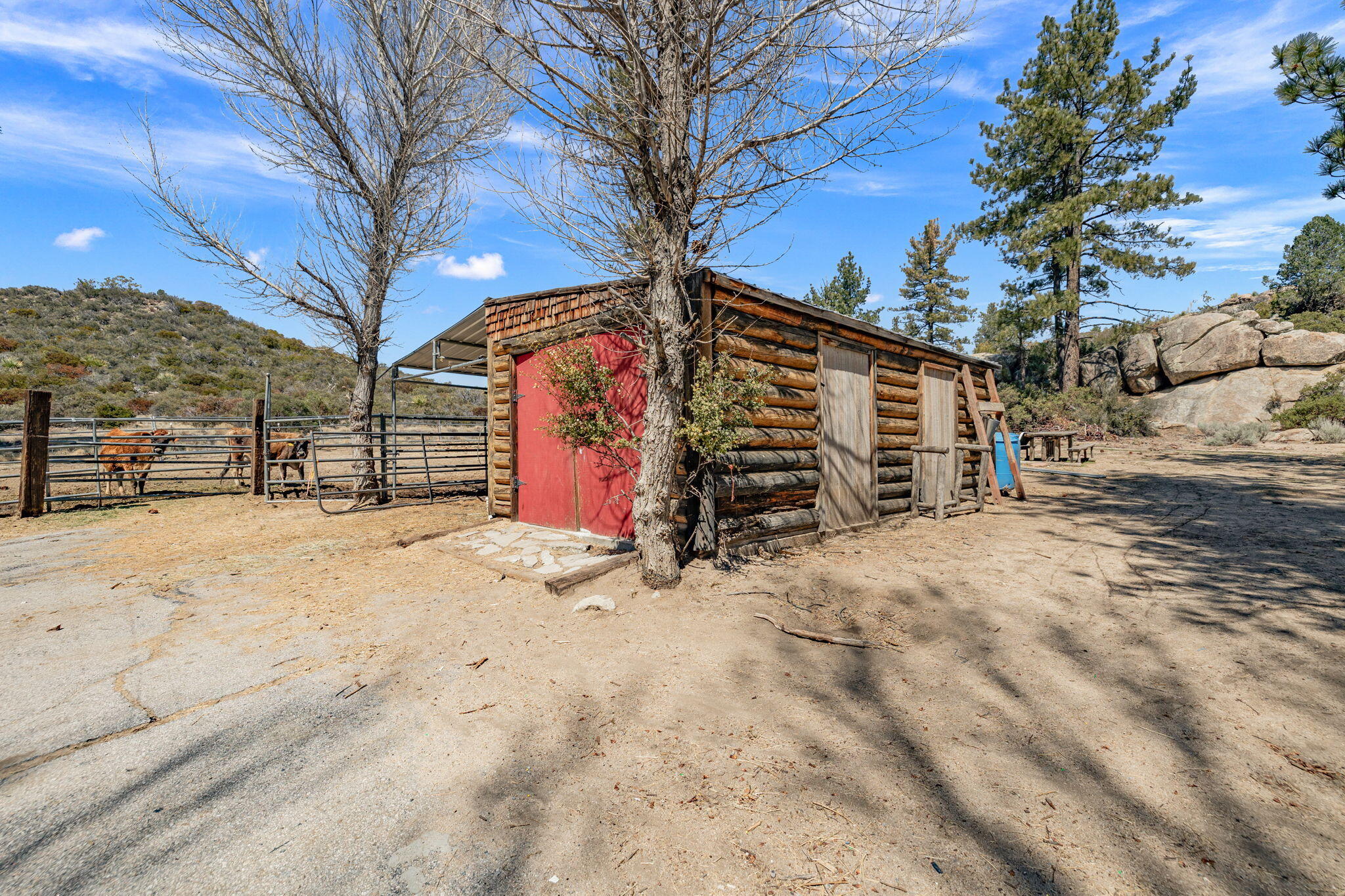 60640 Table Mountain Road Mountain Center, CA 92561 - Photo 48 of 53 a view of garage with snow