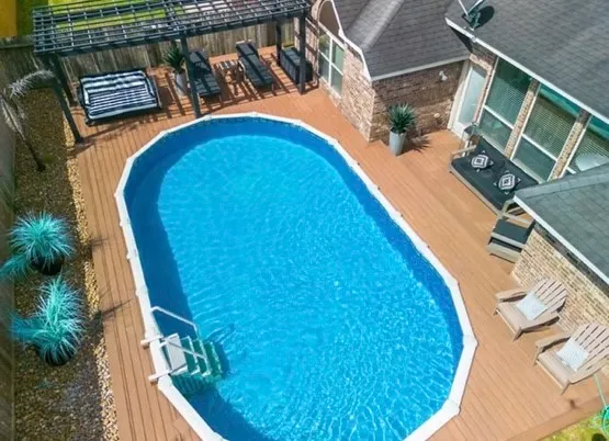 a view of a balcony with chairs