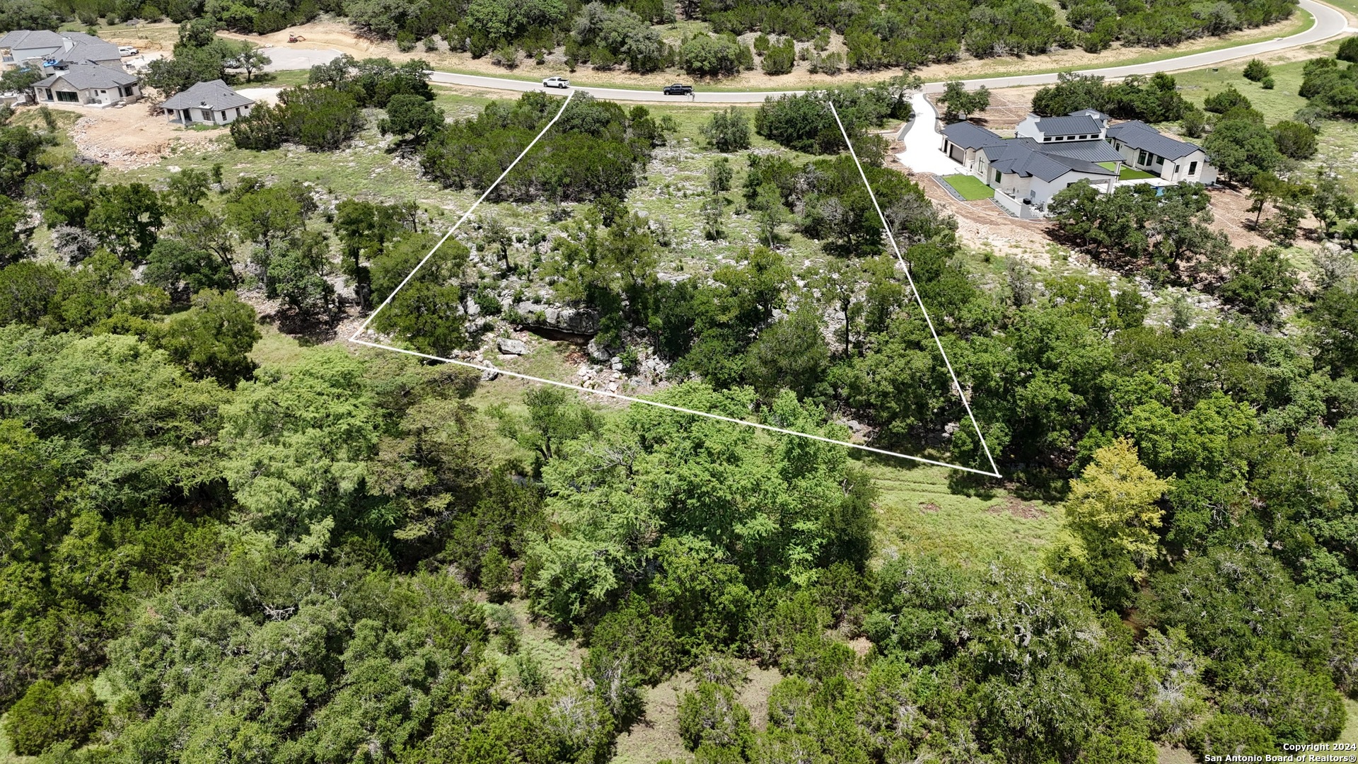 Lot 7 Panther Bend Boerne, TX 78006 - Photo 11 of 20 an aerial view of residential houses with outdoor space and trees