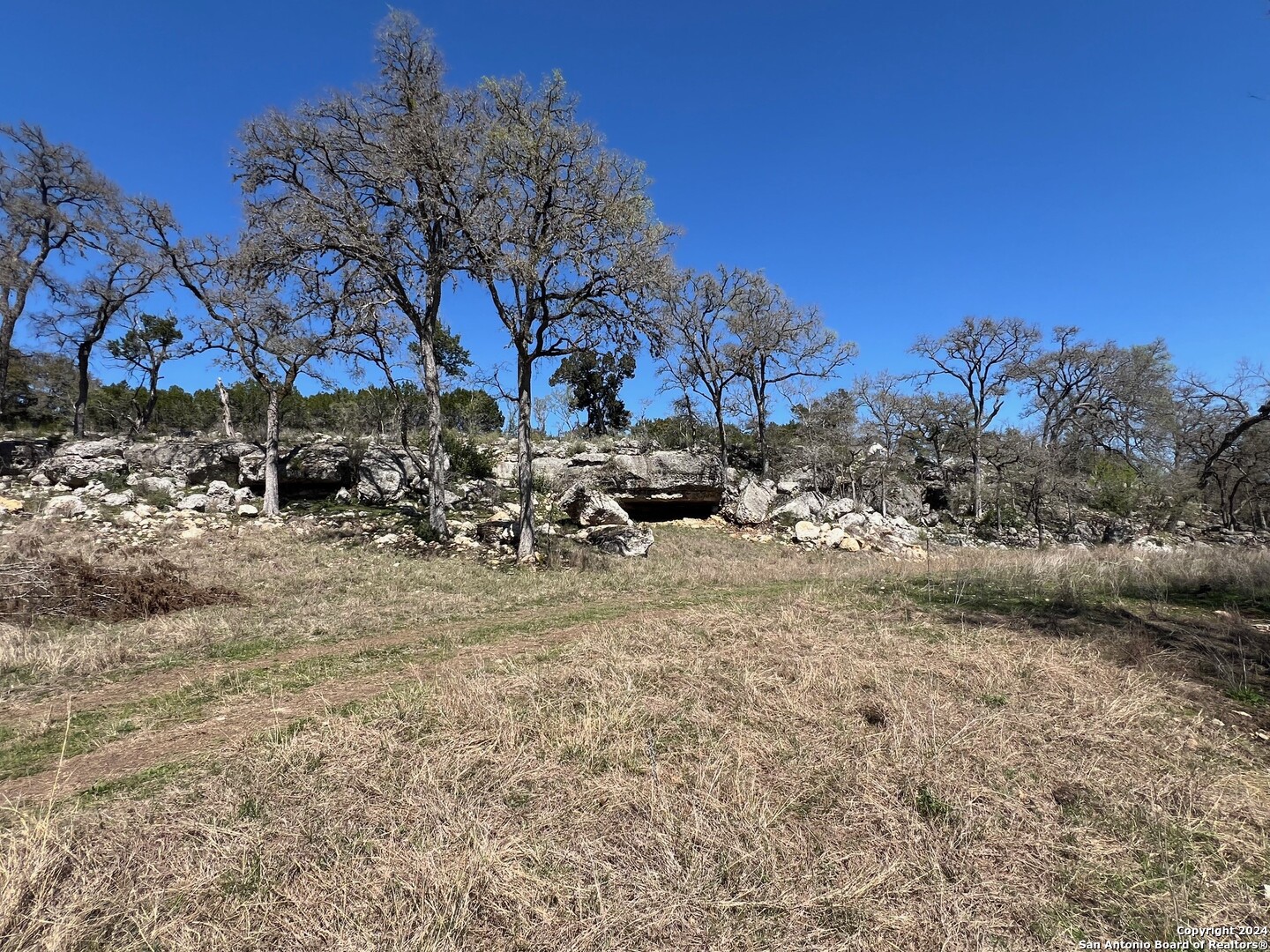 Lot 7 Panther Bend Boerne, TX 78006 - Photo 17 of 20 a view of a yard with wooden fence