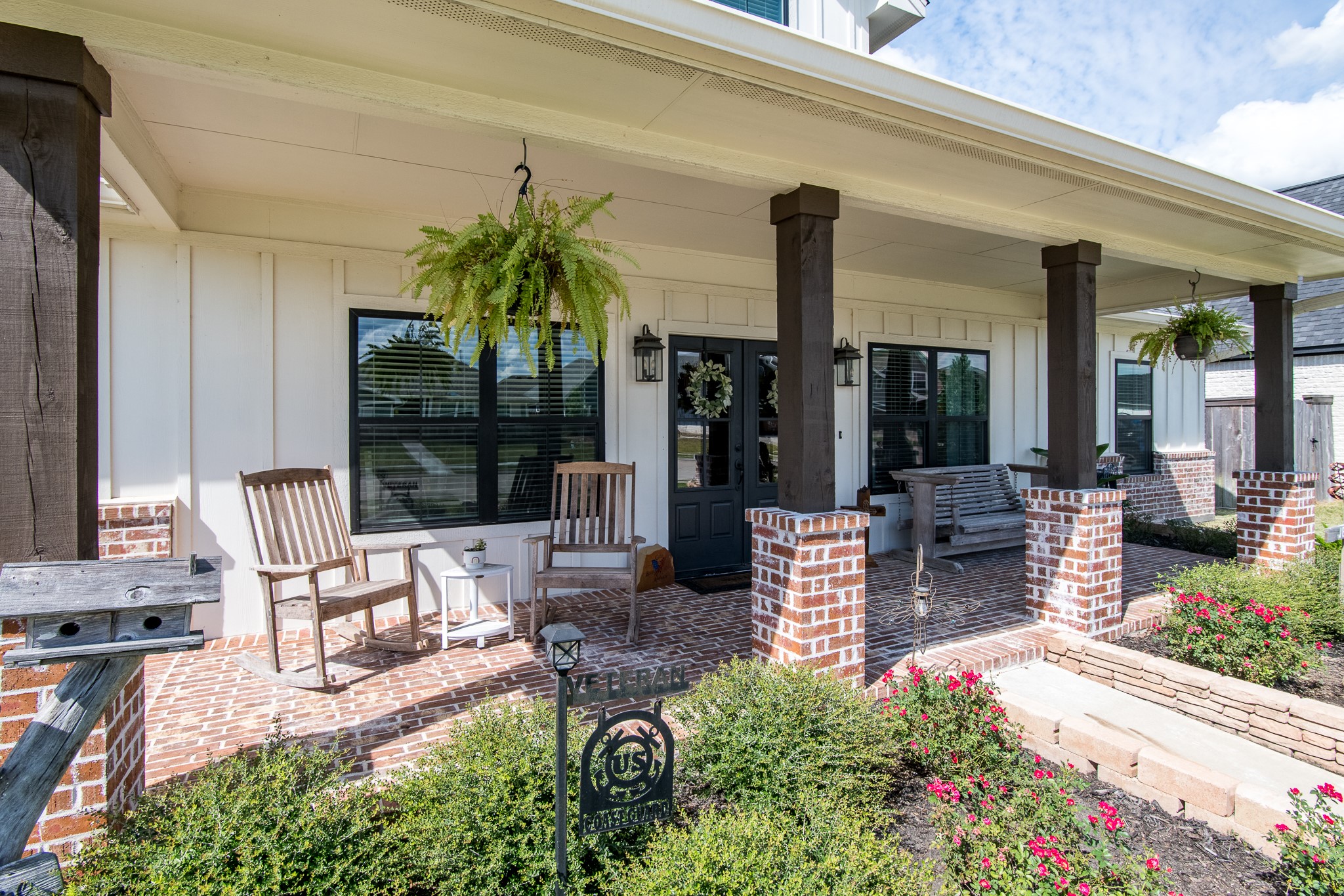 1 Greystone Court Angleton, TX 77515 - Photo 2 of 28 Huge front porch! Farmhouse style home