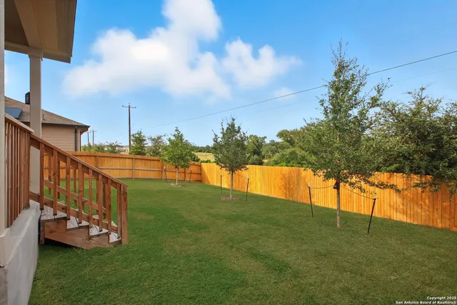 a view of an outdoor space and a yard