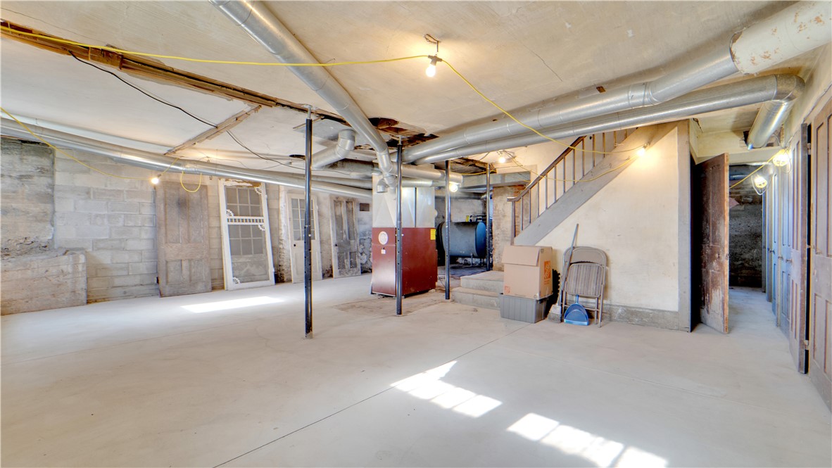 1096 Victor Road Macedon, NY 14502 - Photo 32 of 49 Huge Dry Basement with high ceilings
