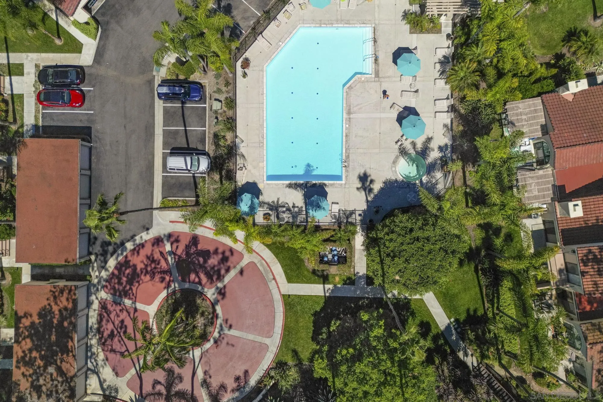 7347 Paseo Verde Carlsbad, CA 92009 - Photo 23 of 27 an aerial view of a house with a garden