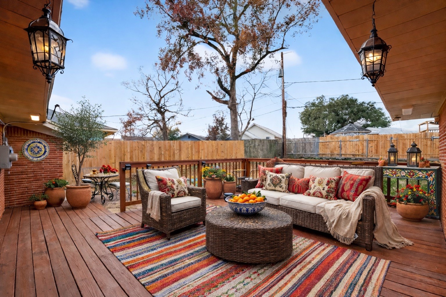 Welcome to your dream backyard! Virtually staged. Cozy backyard, with lots of potential to create an oasis.