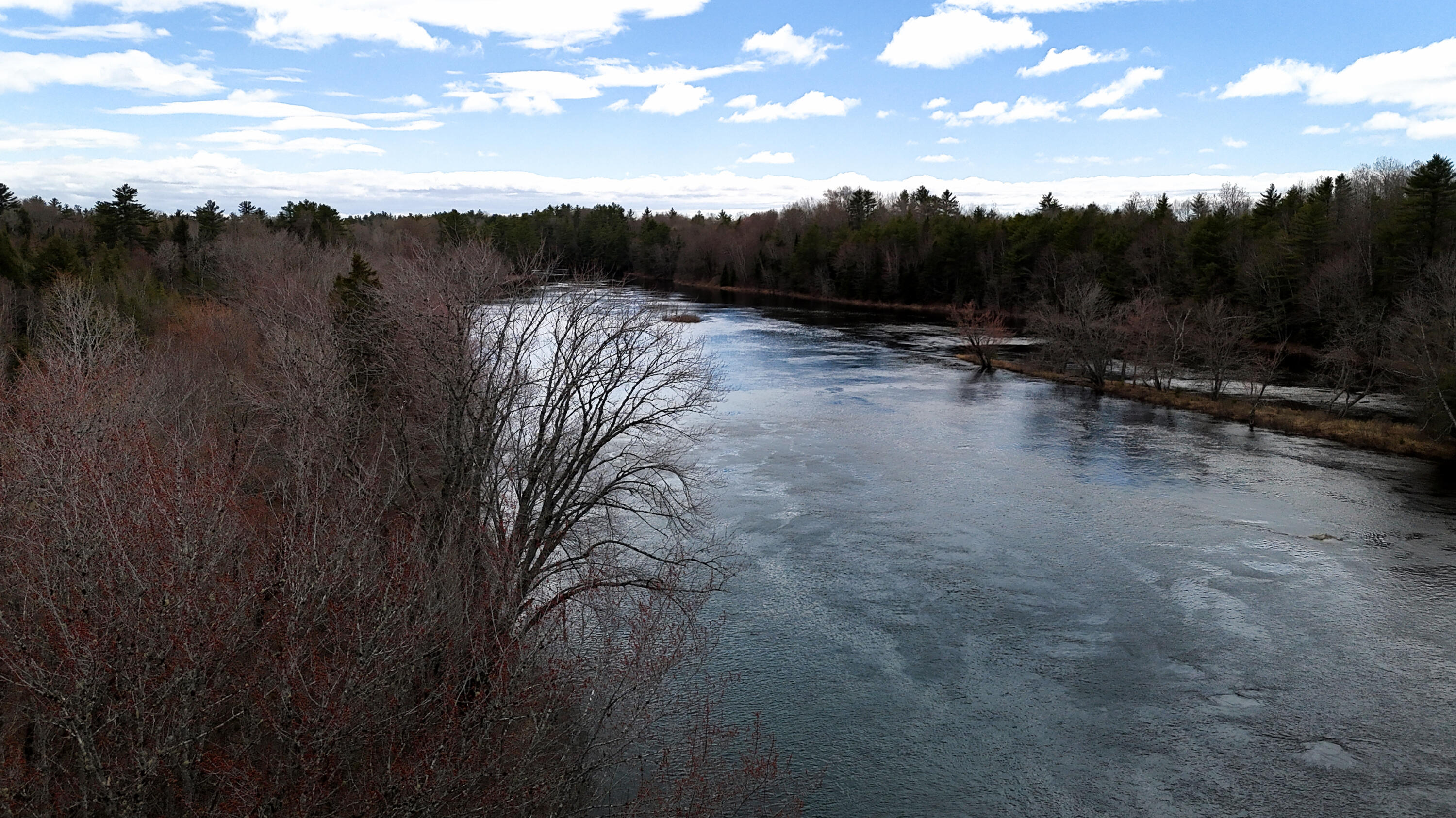 Lot 5-9 Grindstone Road Medway, ME 04460 - Photo 16 of 16 Brightened drone shot