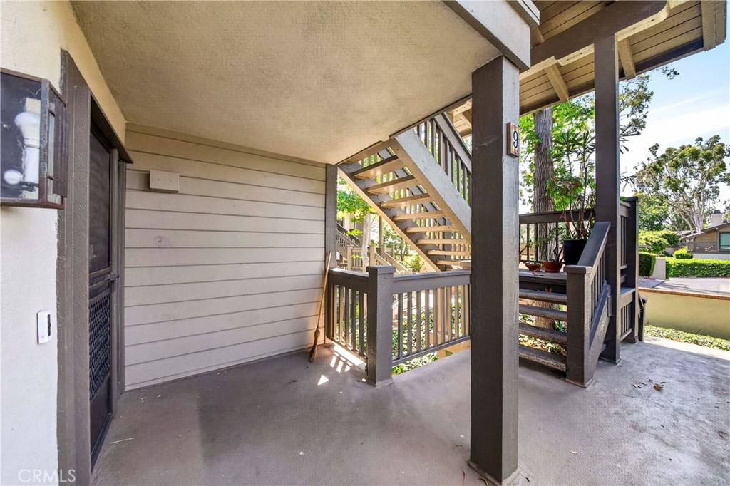 9 Madrona Irvine, CA 92612 - Photo 28 of 38 a view of a porch with furniture