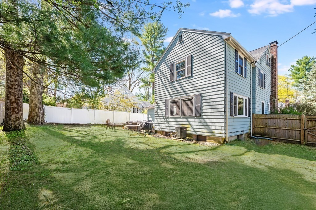 44 Pierrepont Road Newton, MA 02462 - Photo 28 of 29 a view of a house with a yard