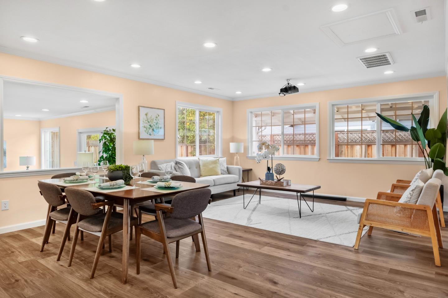 983 Smith Avenue Campbell, CA 95008 - Photo 12 of 57 a living room with furniture and a wooden floor