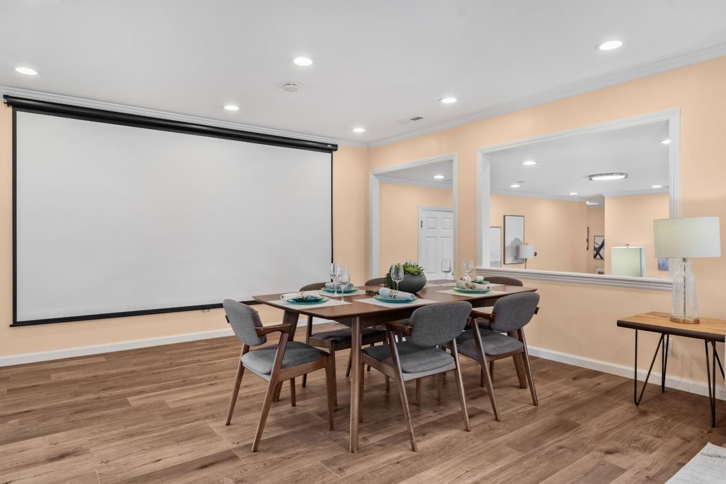 983 Smith Avenue Campbell, CA 95008 - Photo 15 of 57 a view of a dining room with furniture and wooden floor