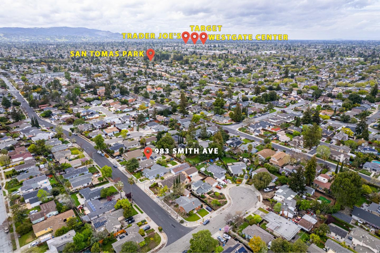 983 Smith Avenue Campbell, CA 95008 - Photo 53 of 57 an aerial view of a city