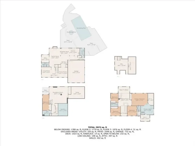 a picture of a floor plan