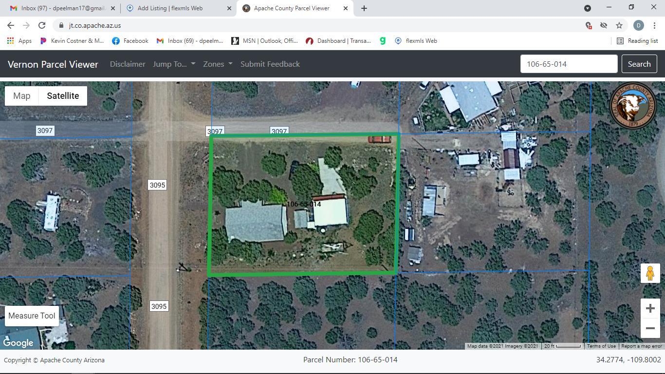 6 N3097 Vernon, AZ 85940 - Photo 40 of 40 an aerial view of a house with a yard
