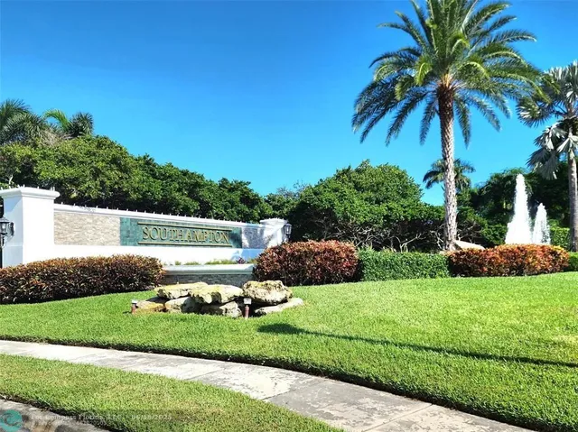 a view of green field with sink