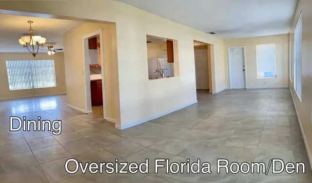 a view of an empty room