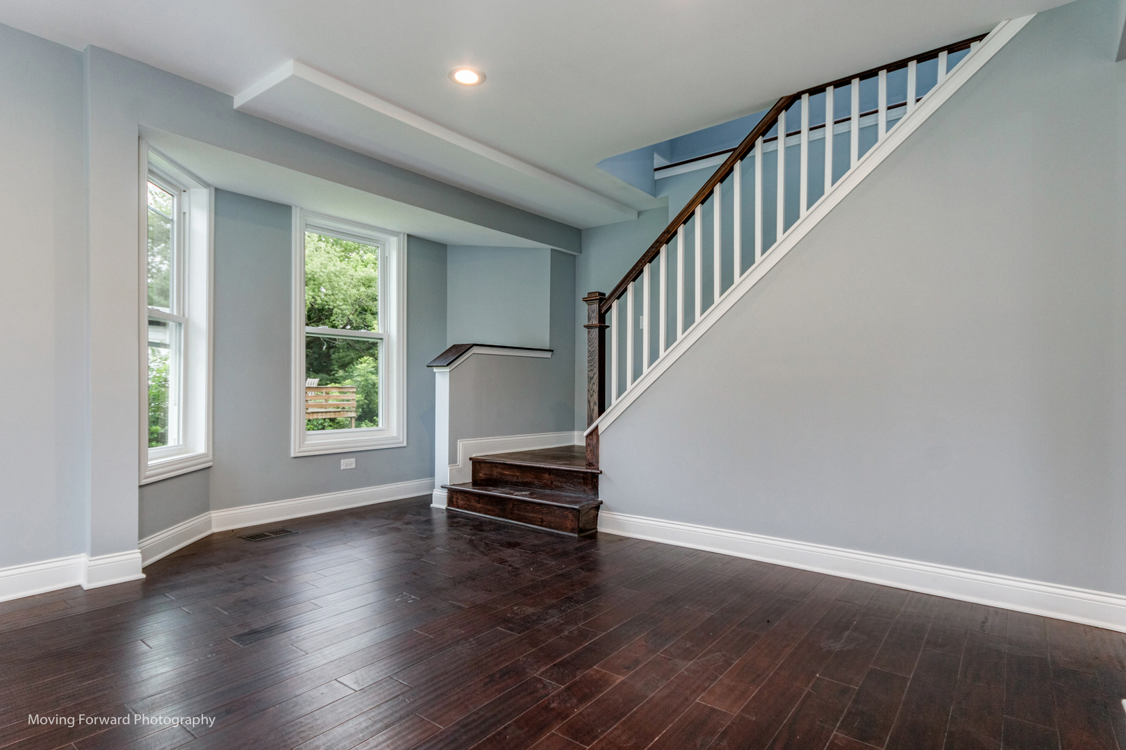 473 East Elm Street Sycamore, IL 60178 - Photo 35 of 53 a view of staircase with wooden floor and a window