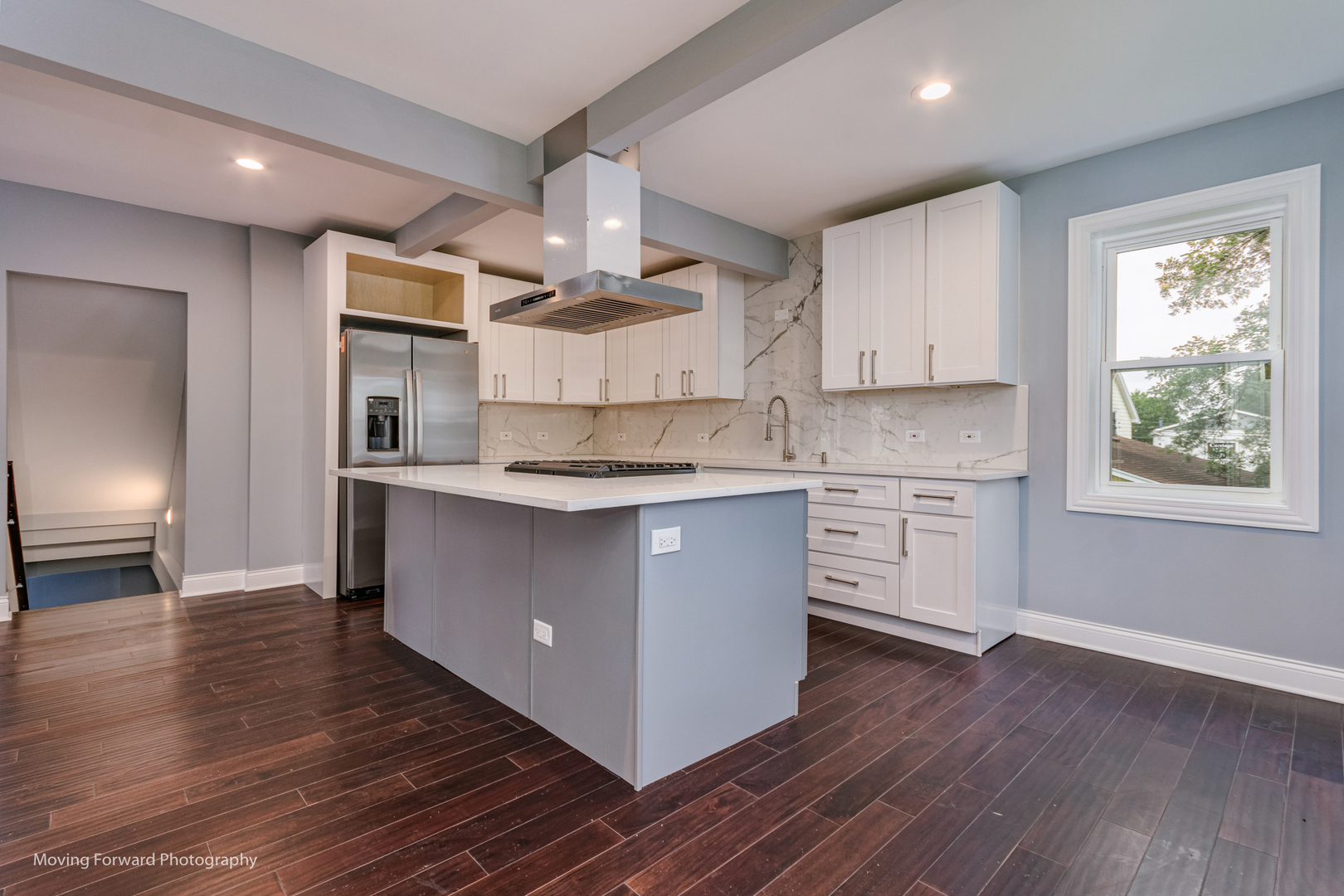 473 East Elm Street Sycamore, IL 60178 - Photo 38 of 53 a kitchen with stainless steel appliances granite countertop a stove a sink and a refrigerator