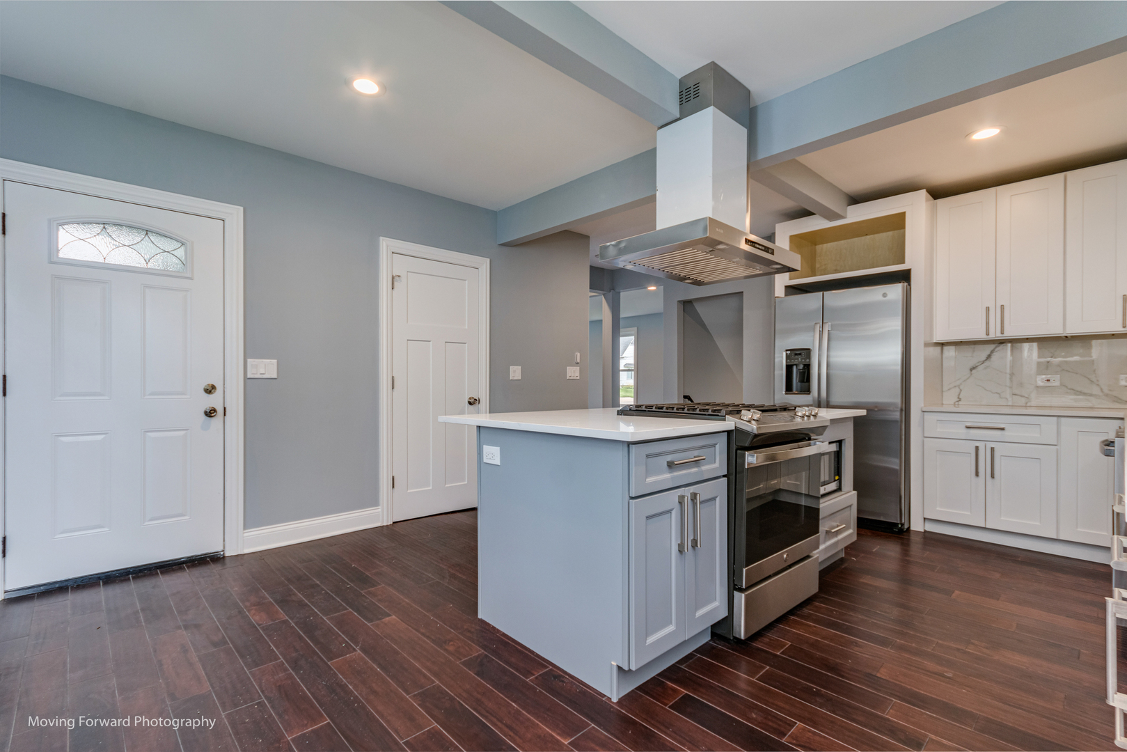 473 East Elm Street Sycamore, IL 60178 - Photo 39 of 53 a kitchen with stainless steel appliances granite countertop a stove and a refrigerator