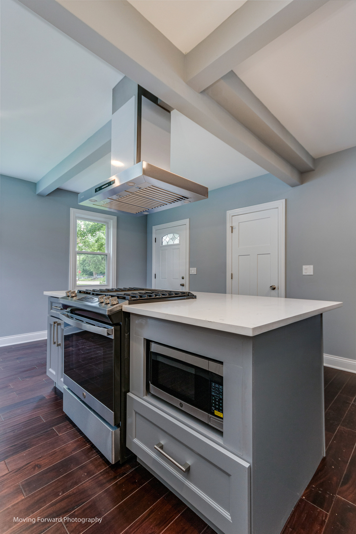 473 East Elm Street Sycamore, IL 60178 - Photo 44 of 53 a kitchen with a stove and a microwave