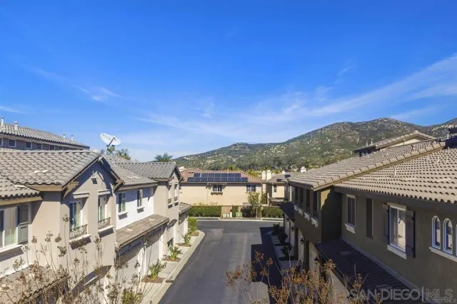 a view of city from balcony