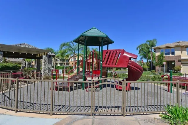 a view of street with sitting area