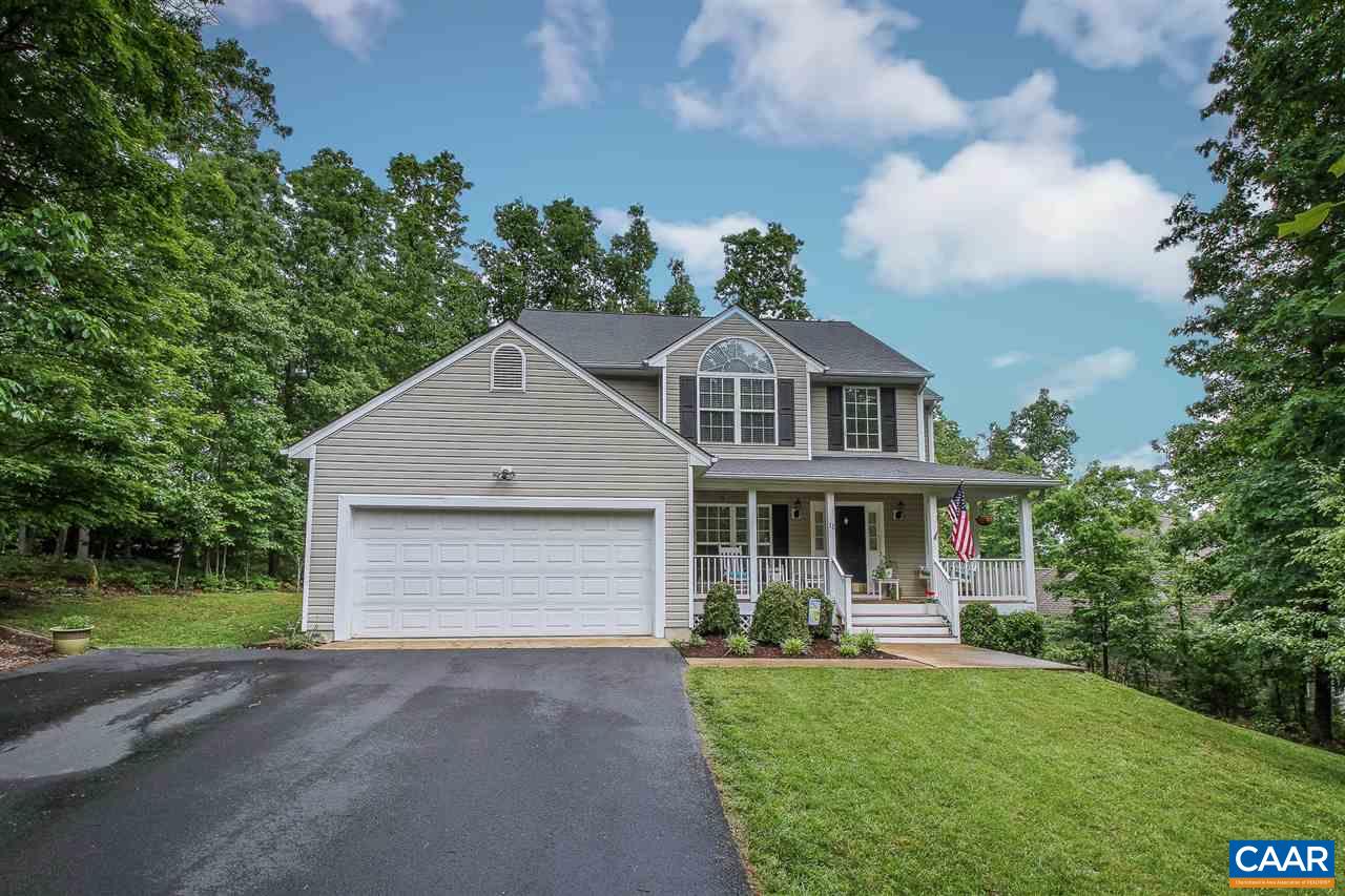 11 Ashton Road Palmyra, VA 22963 - Photo 29 of 30 a front view of a house with a yard and garage