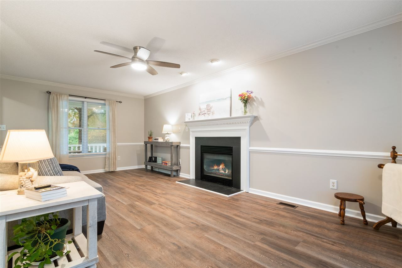 2016 Stonepond Lane Raleigh, NC 27603 - Photo 7 of 23 The front windows and the double doors that lead to the deck, flood this beautiful room with tons of natural light! Family Room