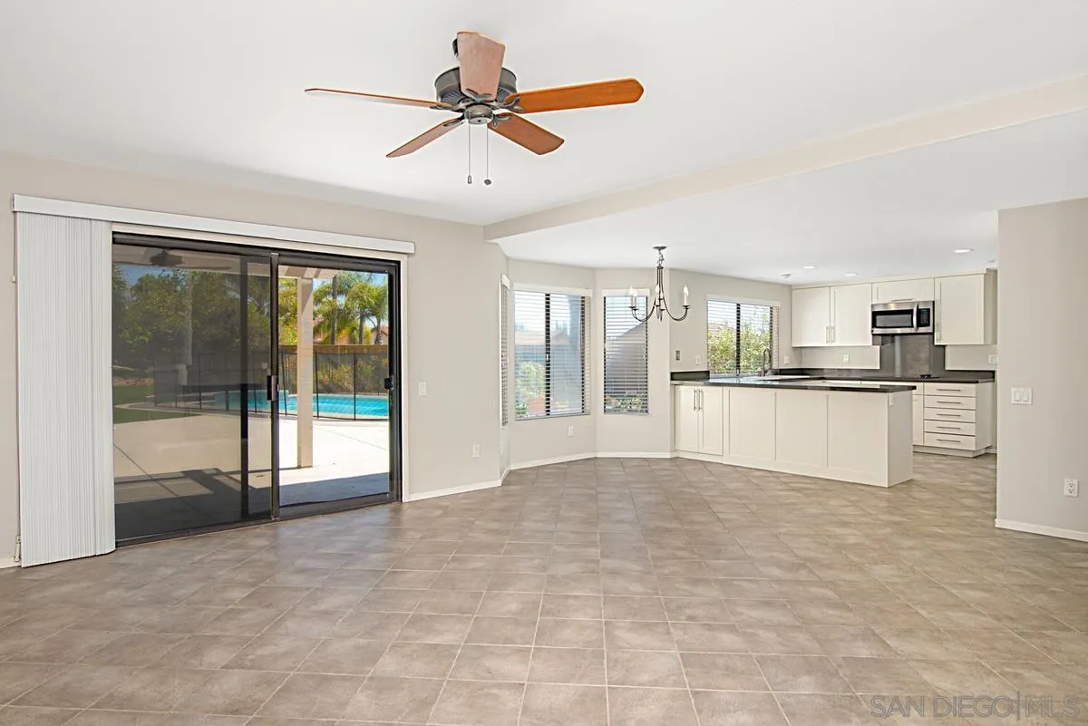 4031 Grayson Drive San Diego, CA 92130 - Photo 17 of 40 a view of a livingroom with a ceiling fan and window
