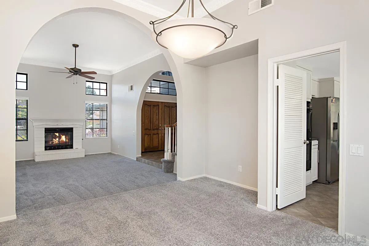4031 Grayson Drive San Diego, CA 92130 - Photo 9 of 40 a view of a livingroom with a fireplace