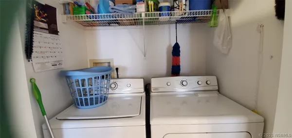 a close view of utility room