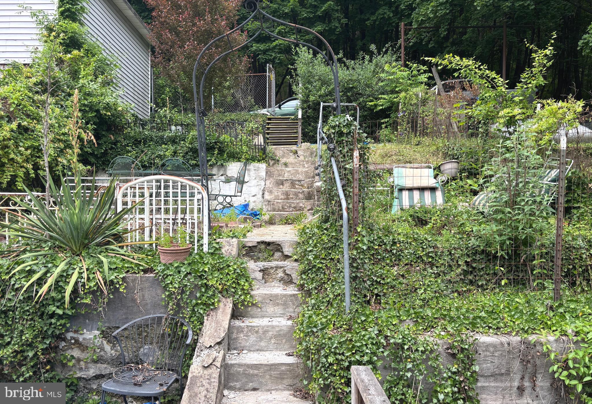 235 Chestnut Street Ashland, PA 17921 - Photo 3 of 19 Rear Yard up to Market St.