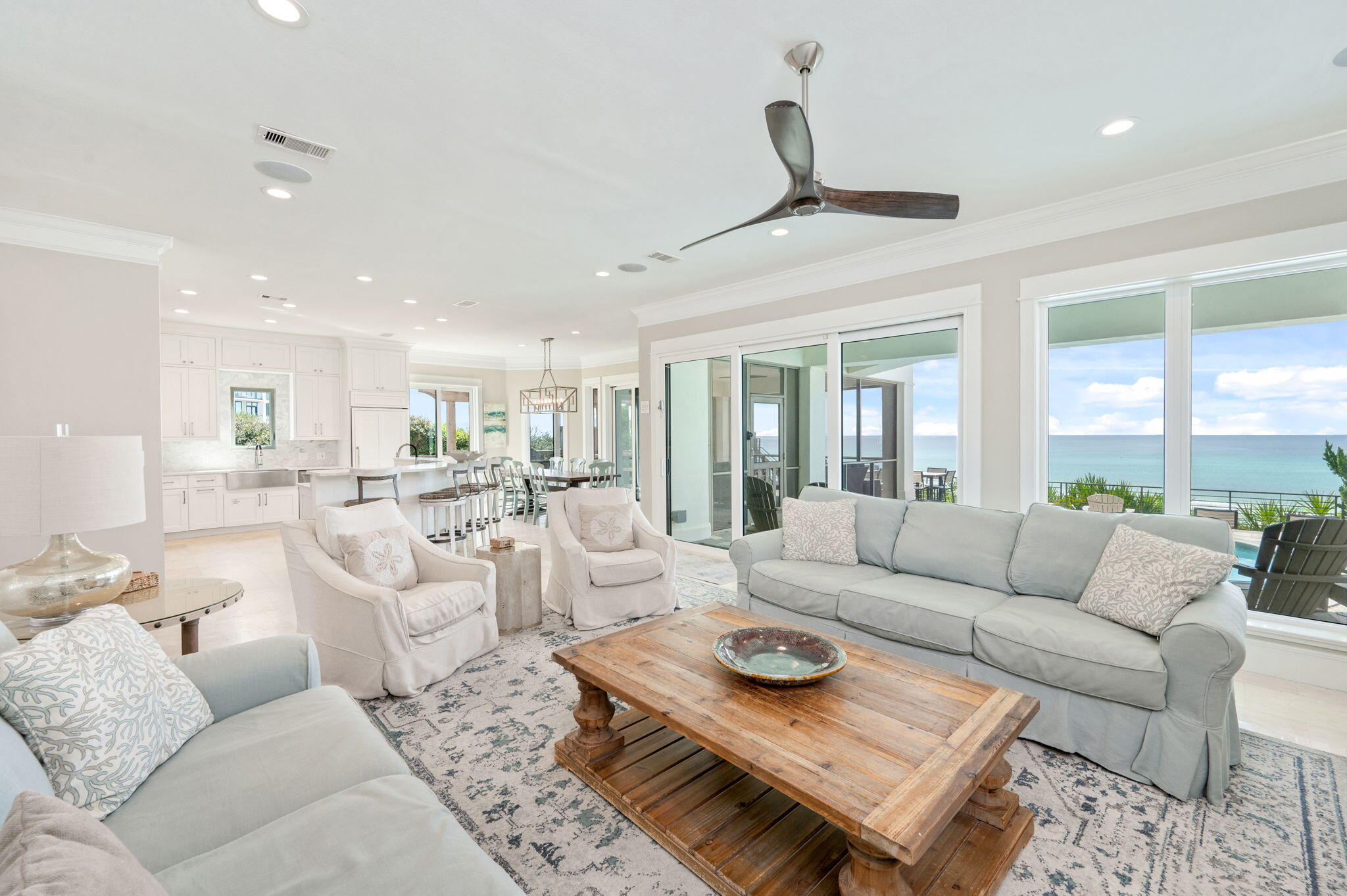 4525-4499 West County Highway 30A Santa Rosa Beach, FL 32459 - Photo 24 of 130 a living room with furniture and a large window
