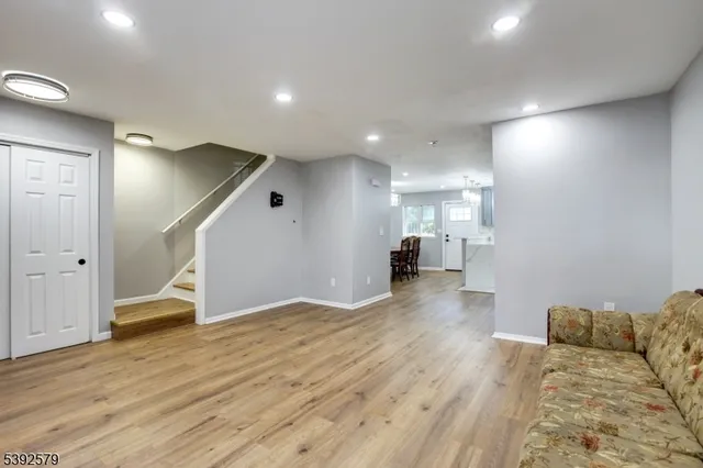 a view of livingroom with furniture and wooden floor