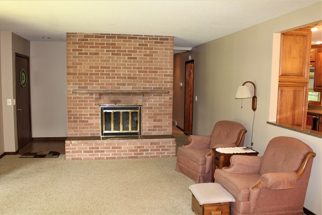 15890 Bishop Road Morrison, IL 61270 - Photo 15 of 34 a living room with furniture and a fireplace