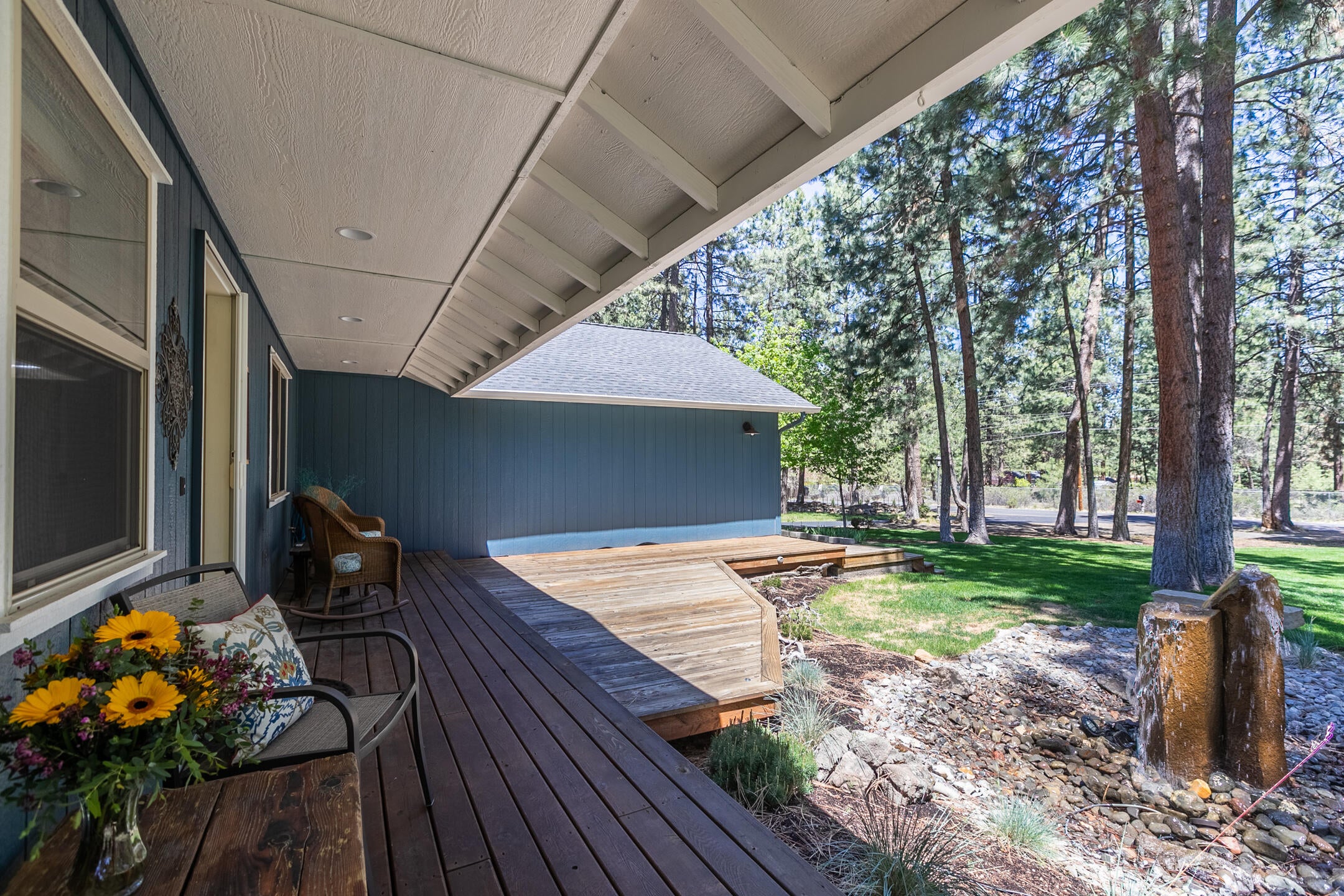19175 Kiowa Road Bend, OR 97702 - Photo 3 of 44 Water feature welcomes guest and invites you to relax and enjoy nature.