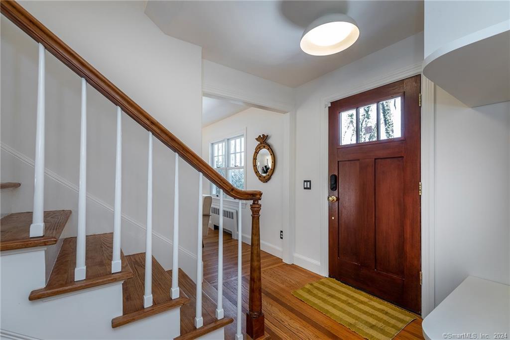23 Cook Street Washington, CT 06794 - Photo 15 of 39 a view of entryway with wooden floor and door