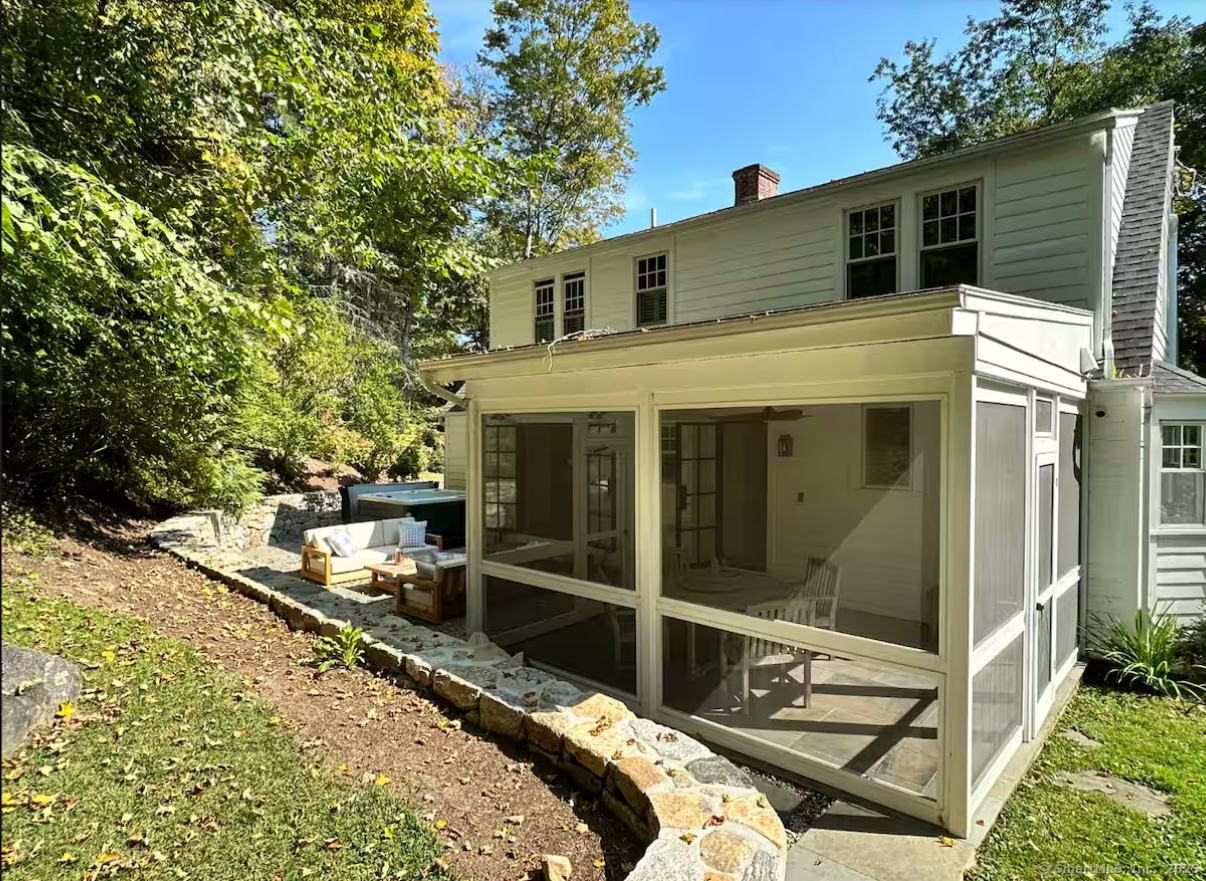 23 Cook Street Washington, CT 06794 - Photo 3 of 39 a view of a balcony with chairs