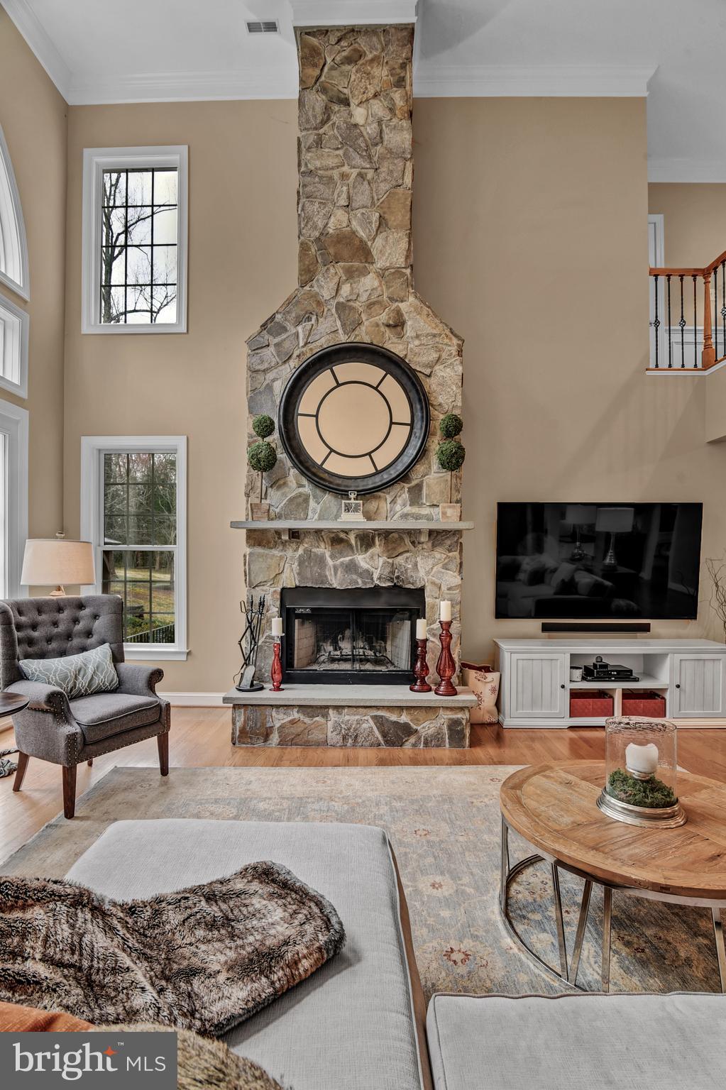15321 Riding Club Drive Haymarket, VA 20169 - Photo 35 of 98 Stunning stone gas fireplace