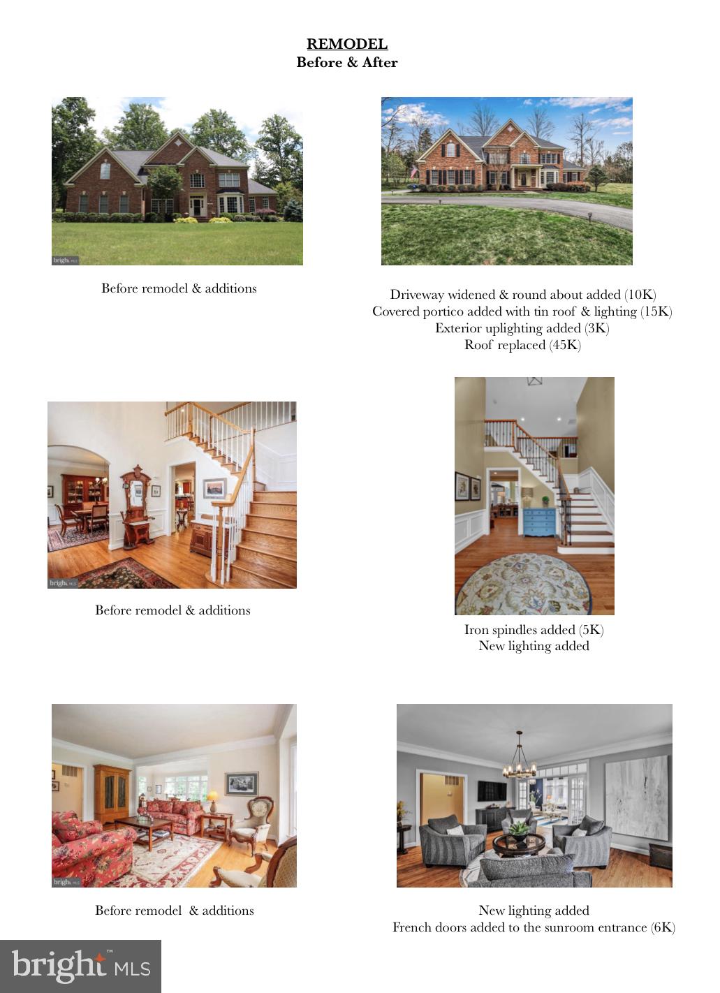 15321 Riding Club Drive Haymarket, VA 20169 - Photo 87 of 98 Before & After pictures of remodel/additions