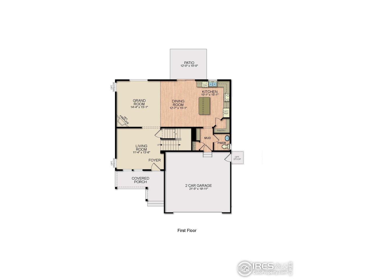 8705 15th St Road Greeley, CO 80634 - Photo 31 of 32 Main Floor Plan (reversed)