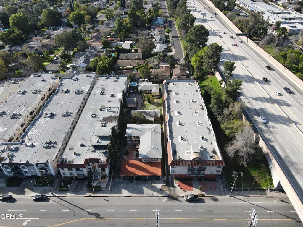15624 Vanowen Street Van Nuys, CA 91406 - Photo 12 of 13 an aerial view of a building with street view