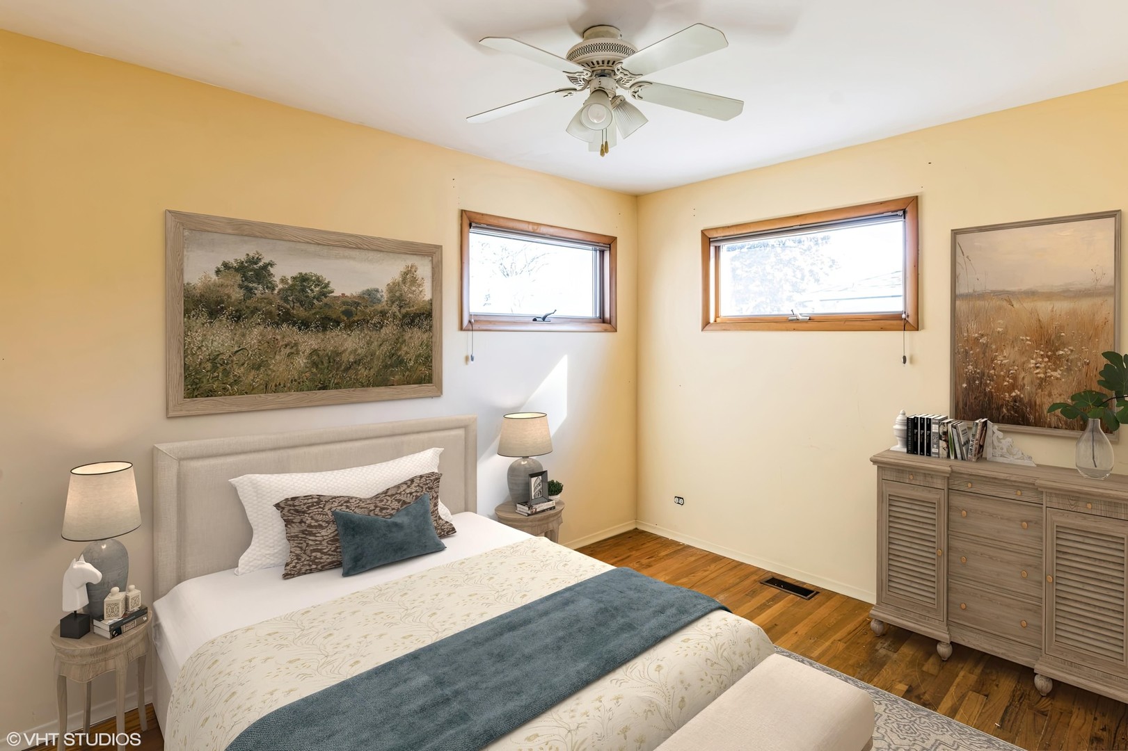 75 Carthage Lane Hoffman Estates, IL 60169 - Photo 27 of 33 a bedroom with a bed and a flat screen tv