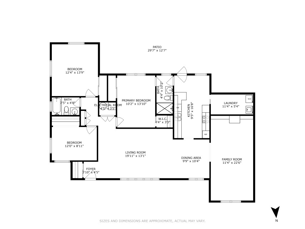 75 Carthage Lane Hoffman Estates, IL 60169 - Photo 33 of 33 a picture of a room with a white wall and a white wall
