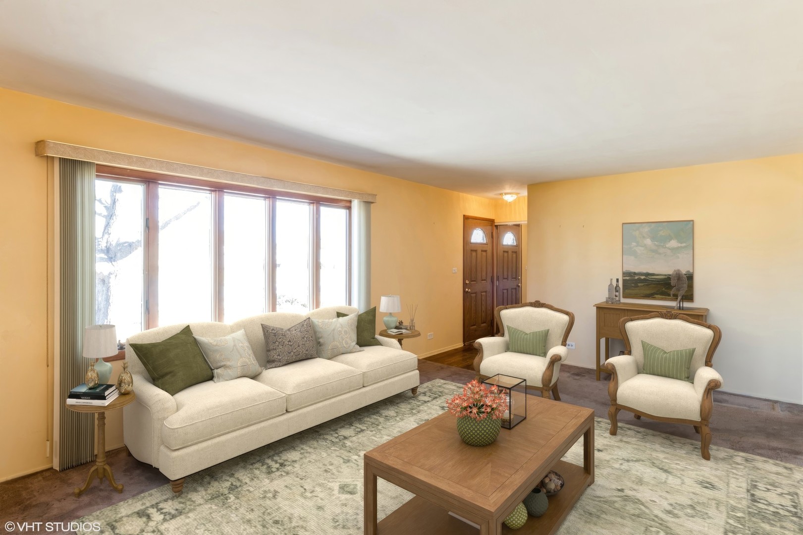 75 Carthage Lane Hoffman Estates, IL 60169 - Photo 6 of 33 a living room with furniture and a large window