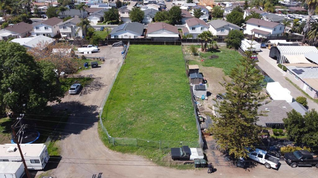 Pierre Way El Cajon, CA 92021 - Photo 26 of 29 an aerial view of a house with a garden and swimming pool