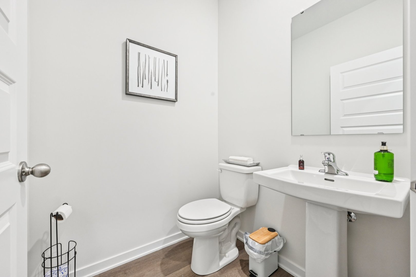 272 Snowdrop Lane Elgin, IL 60124 - Photo 20 of 54 a bathroom with a toilet sink and mirror