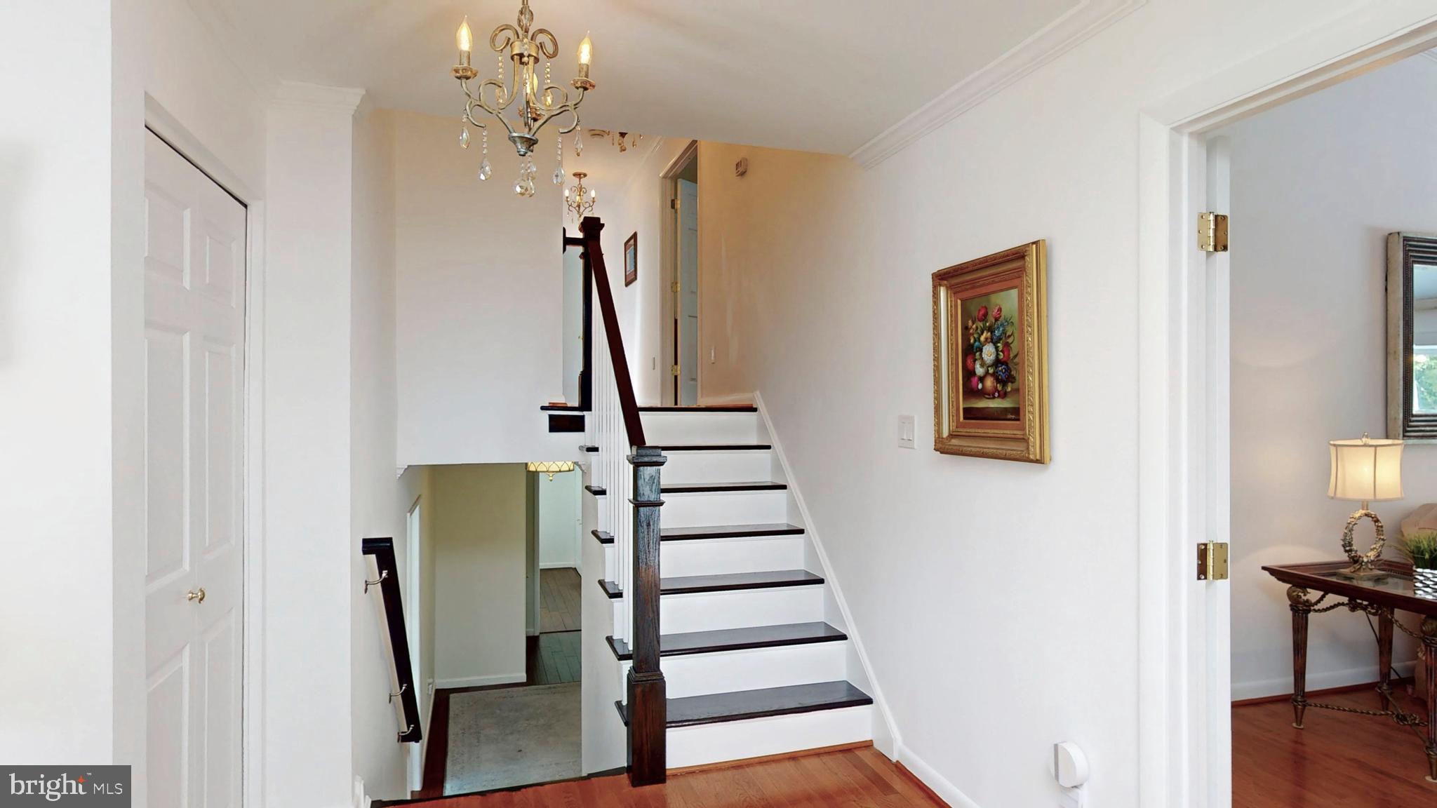 317 Springvale Road Great Falls, VA 22066 - Photo 24 of 98 a view of a hallway with furniture and stairs