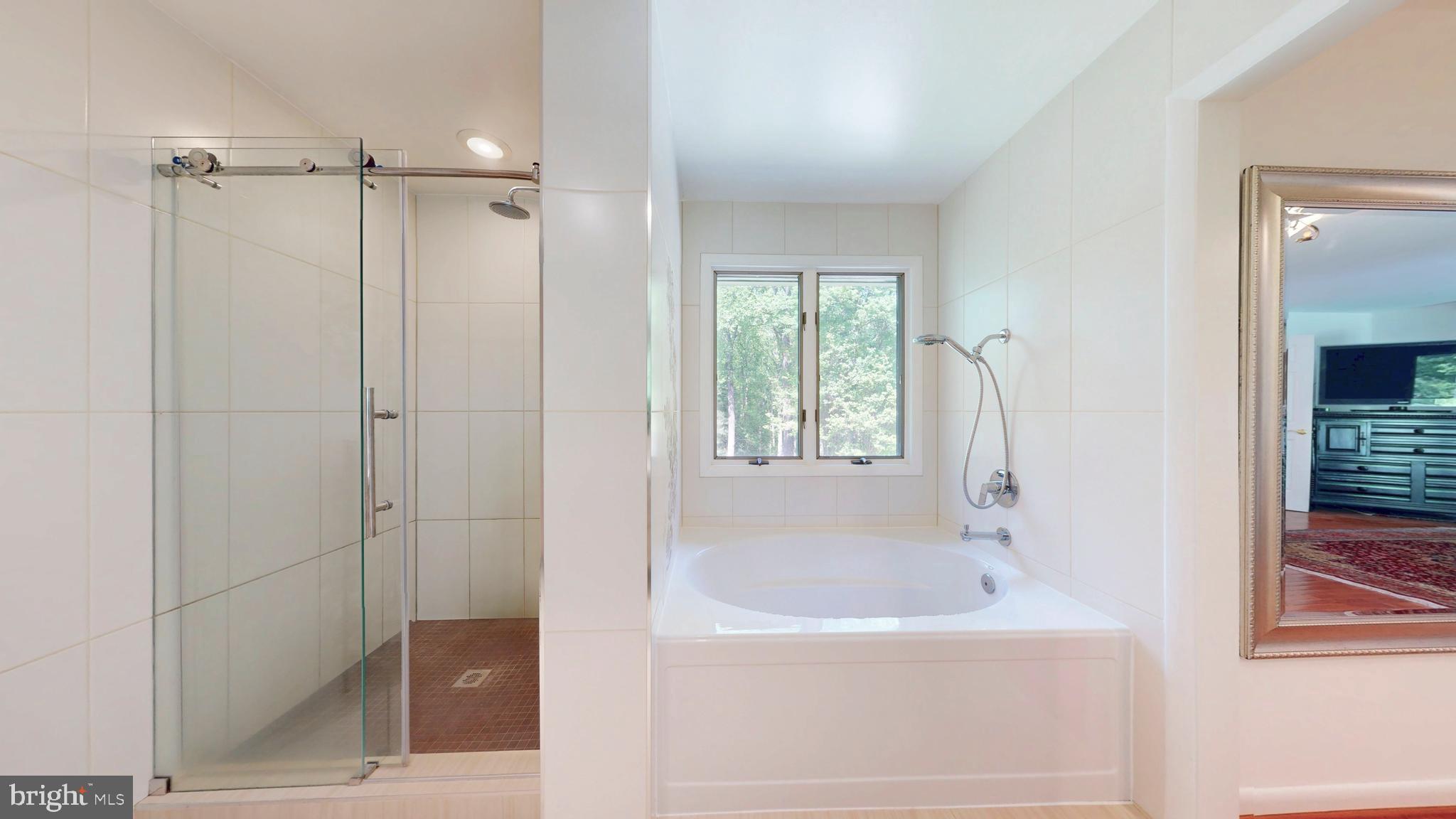 317 Springvale Road Great Falls, VA 22066 - Photo 34 of 98 a bathroom with a bathtub and shower