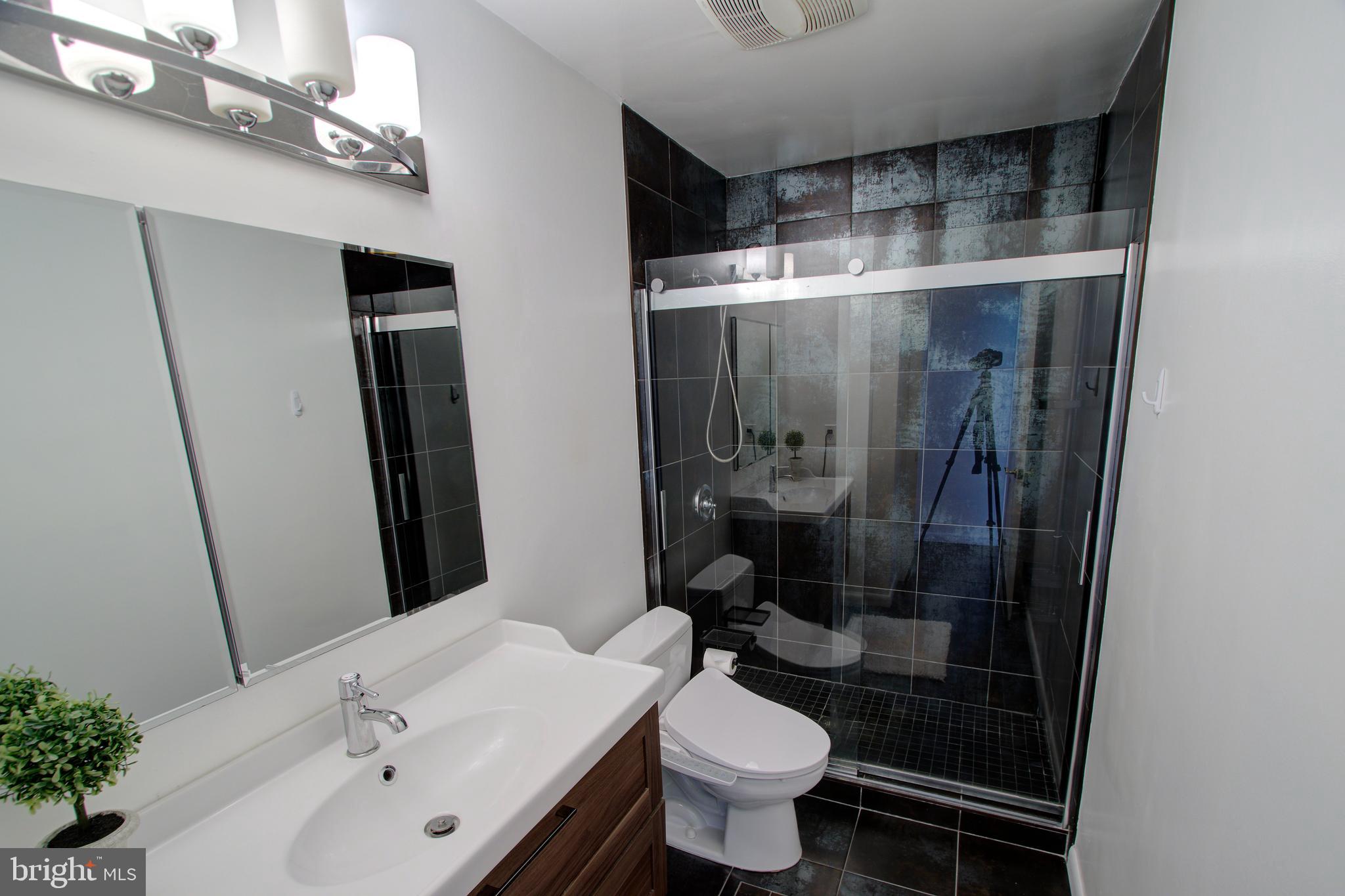 317 Springvale Road Great Falls, VA 22066 - Photo 53 of 98 a bathroom with a sink and a mirror