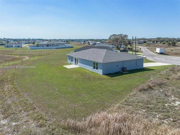 a view of a lake with a city